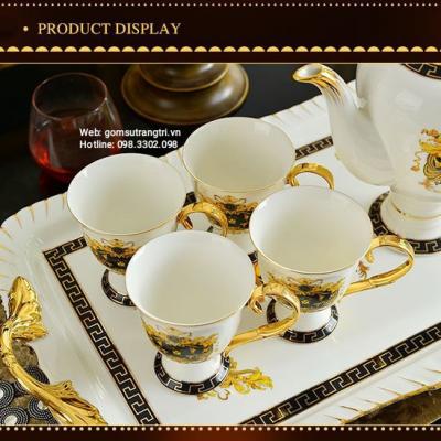Bộ Ấm Trà Hoàng Gia Phong Cách Châu Âu